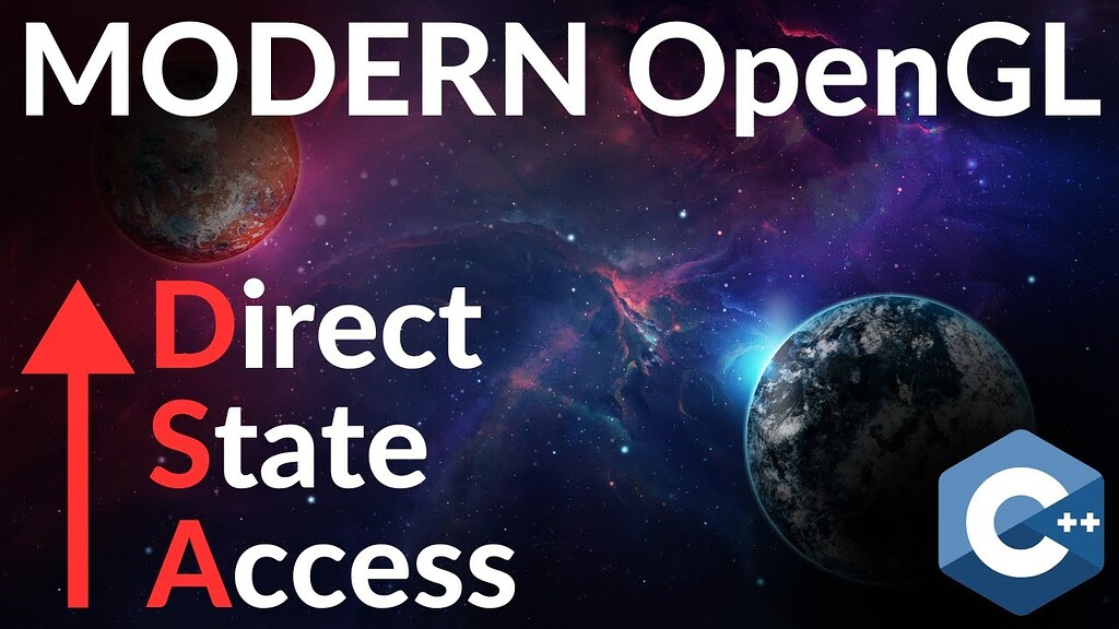 Tutorial: Direct State Access - OpenGL: Basic Coding - Khronos Forums