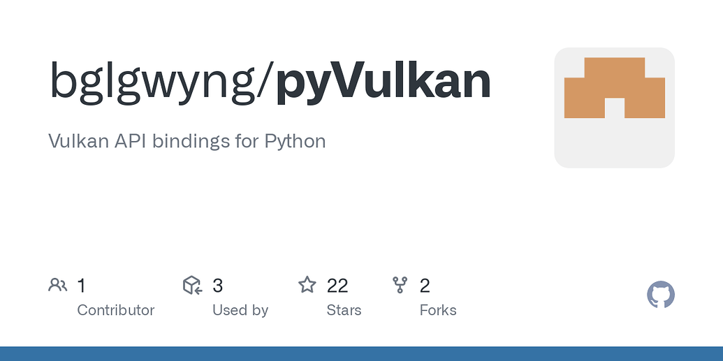 Vulkan api python bindings - Vulkan - Khronos Forums